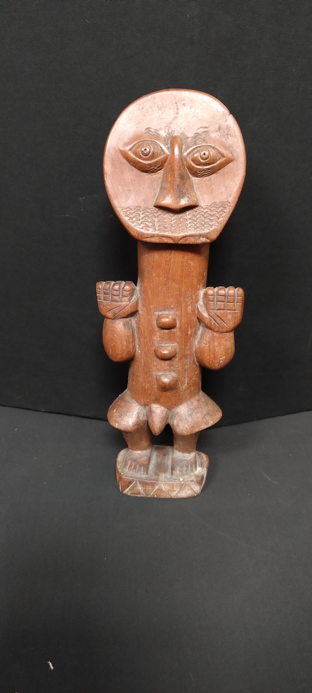 Lot 169: Wakamba Tribe Kenya Teak fertility carving