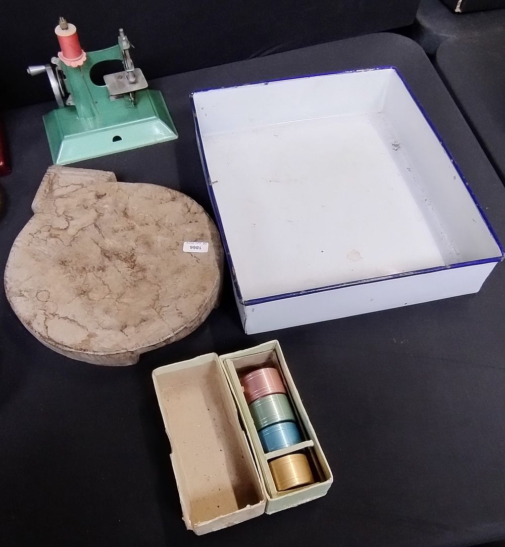 Lot 187: Various vintage items including a miniature Vulcan classic...