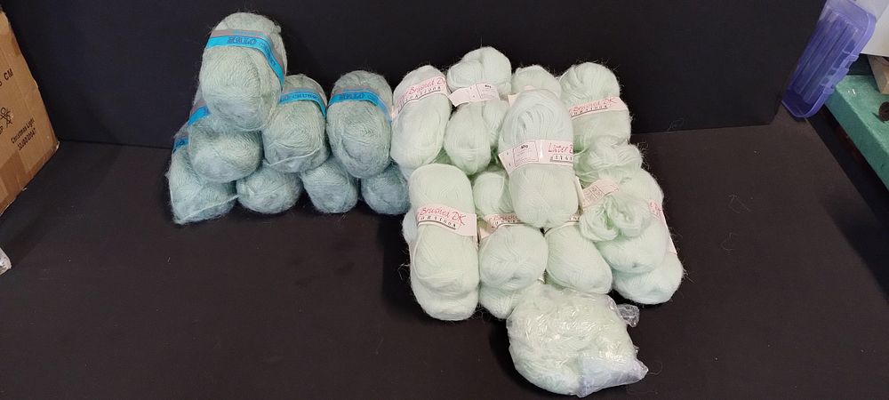 Lot 200: 28 X balls of mixed wool. 8 X...