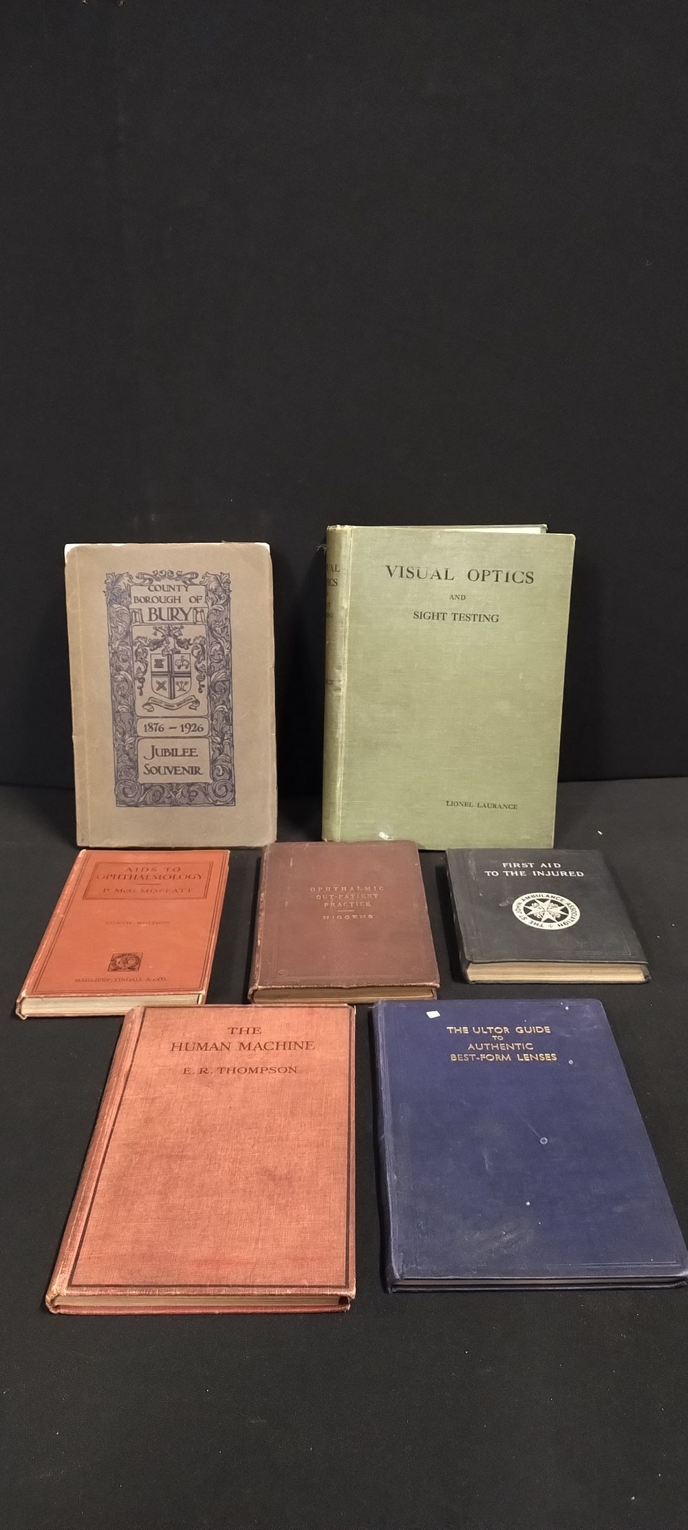 Lot 308: Various vintage books including, Country Borough of Bury...