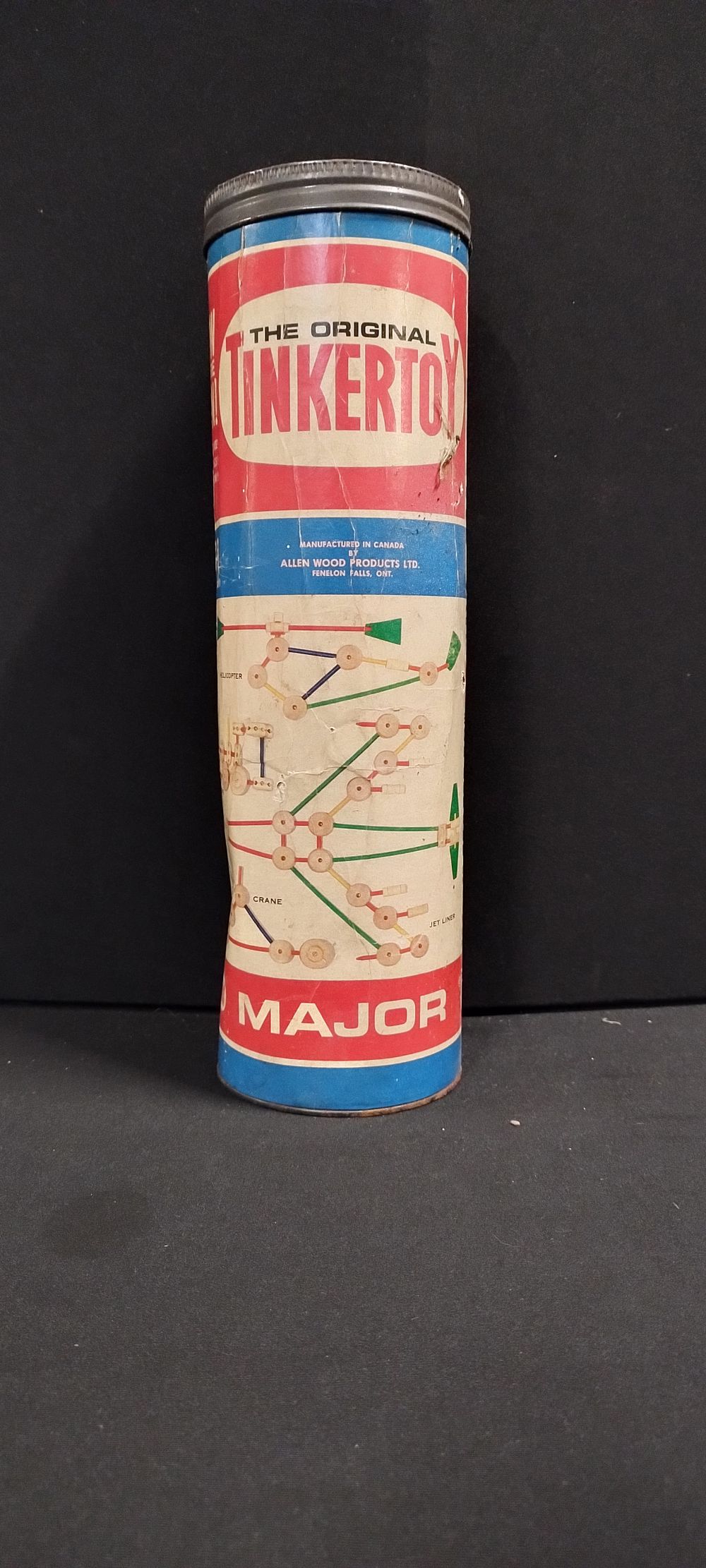 Lot 318: The Original Tinkertoy with contents