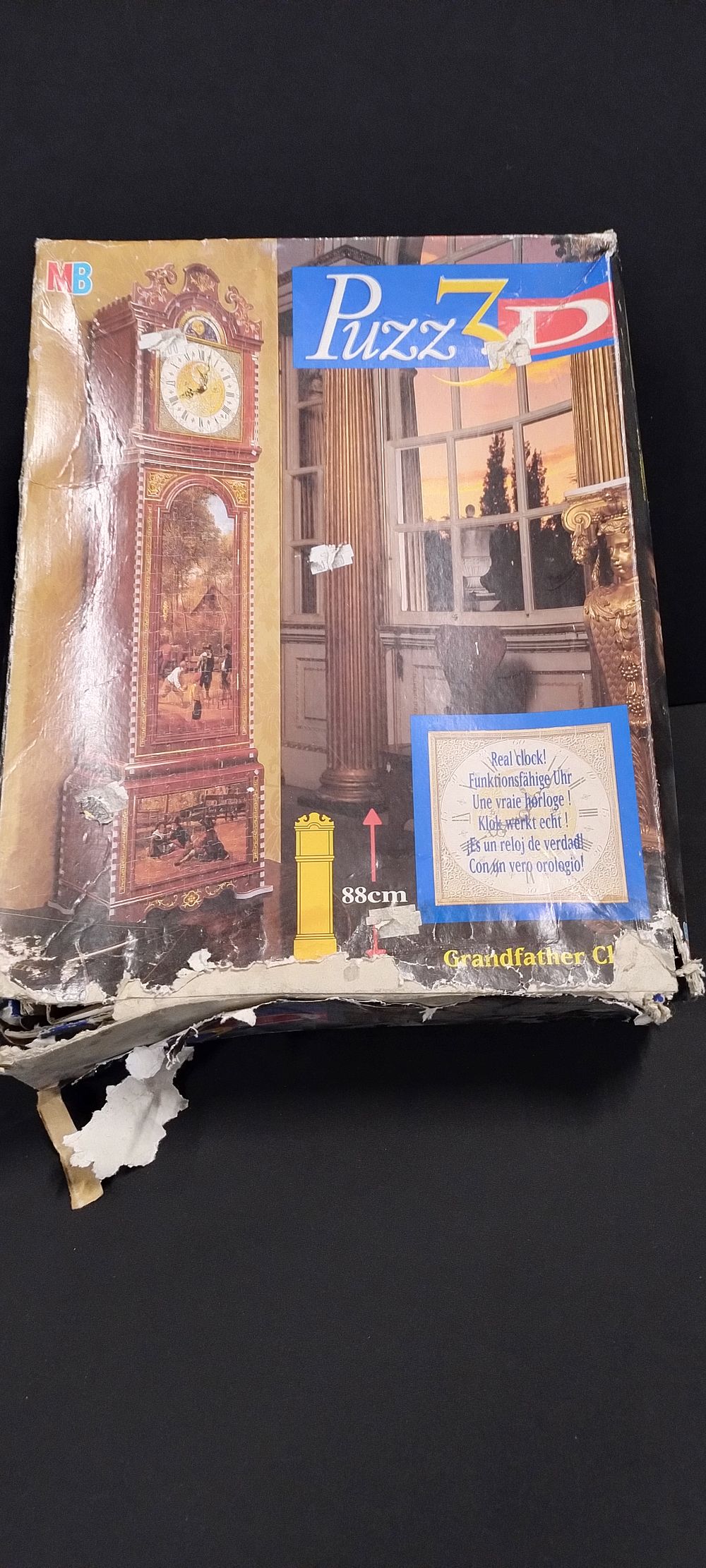 Lot 355: MB Puzz3D Grandfather clock puzzle