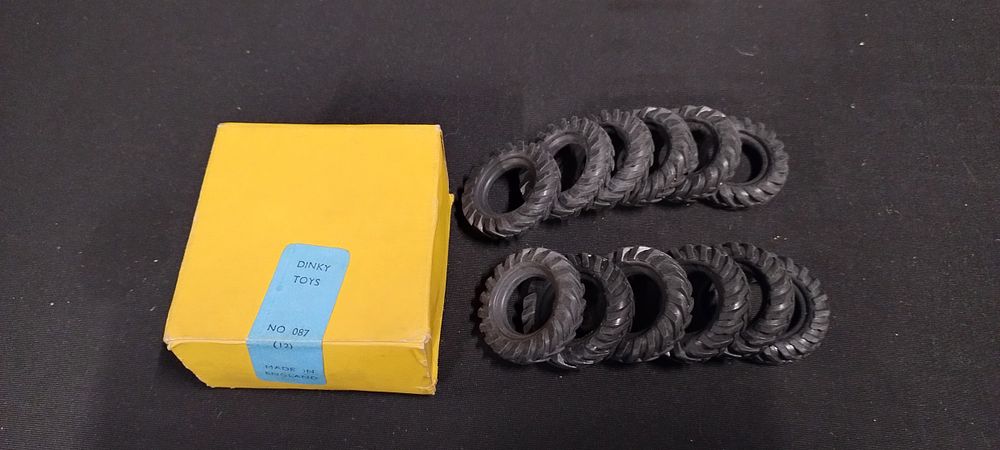 Lot 365: Dinky No 87. X 12 Tyres boxed, approx...