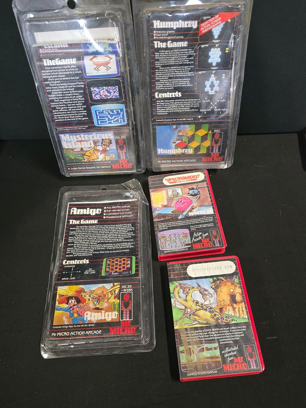 Lot 372: Five vintage Mr Micro action arcade games. Includes...
