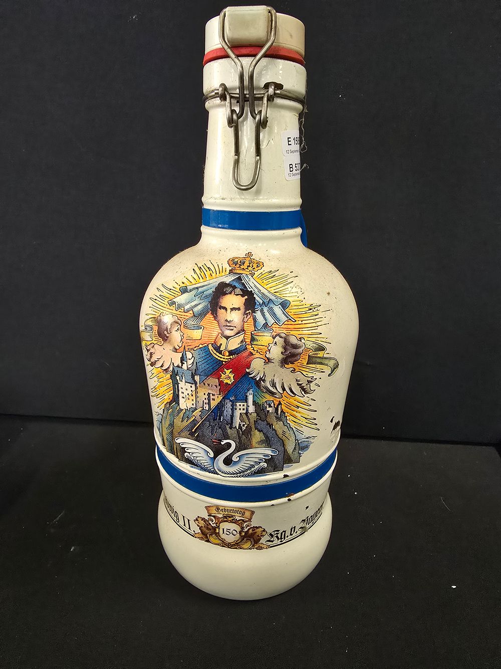 Lot 375: Brauer bier bottle king Ludwig II 1845-1995 anniversary.