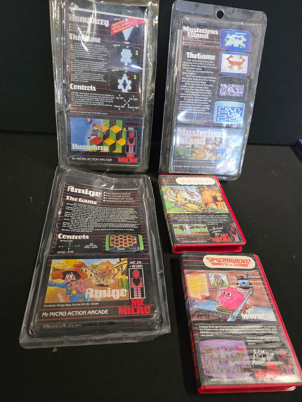 Lot 377: Five Mr Micro action arcade games. Includes Mr...