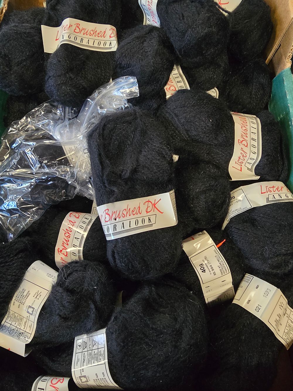Lot 427: A selection of Lister brushed DK angora look...