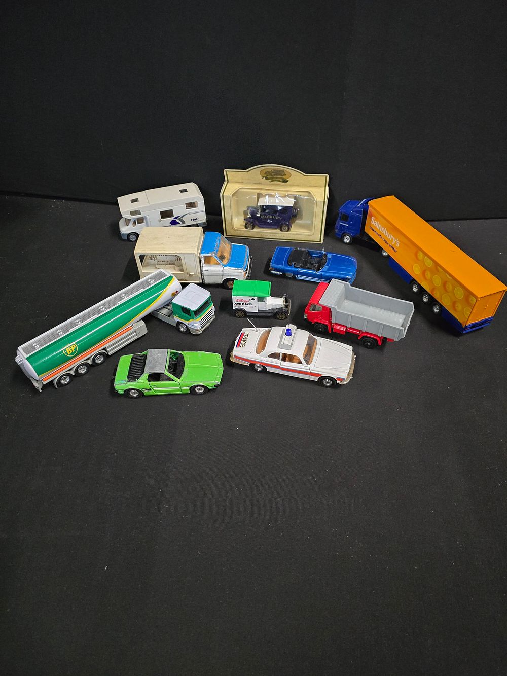 Lot 442: A section of various branded vans, trucks and...