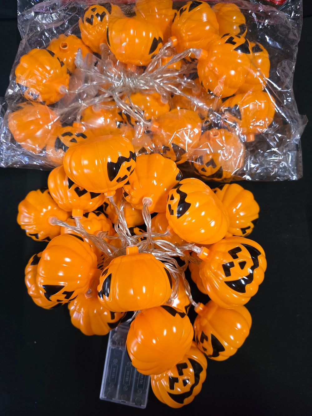 Lot 460: Seven bags of LED Halloween battery operated lights