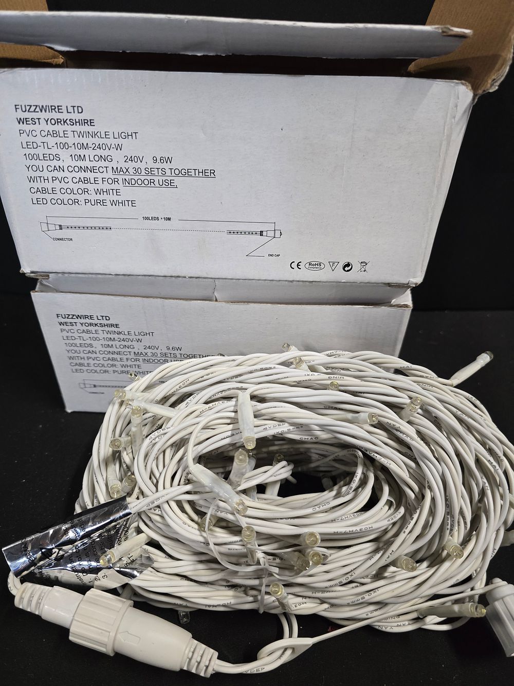 Lot 446: Two boxes of Fuzzwire Ltd west yourksire light...