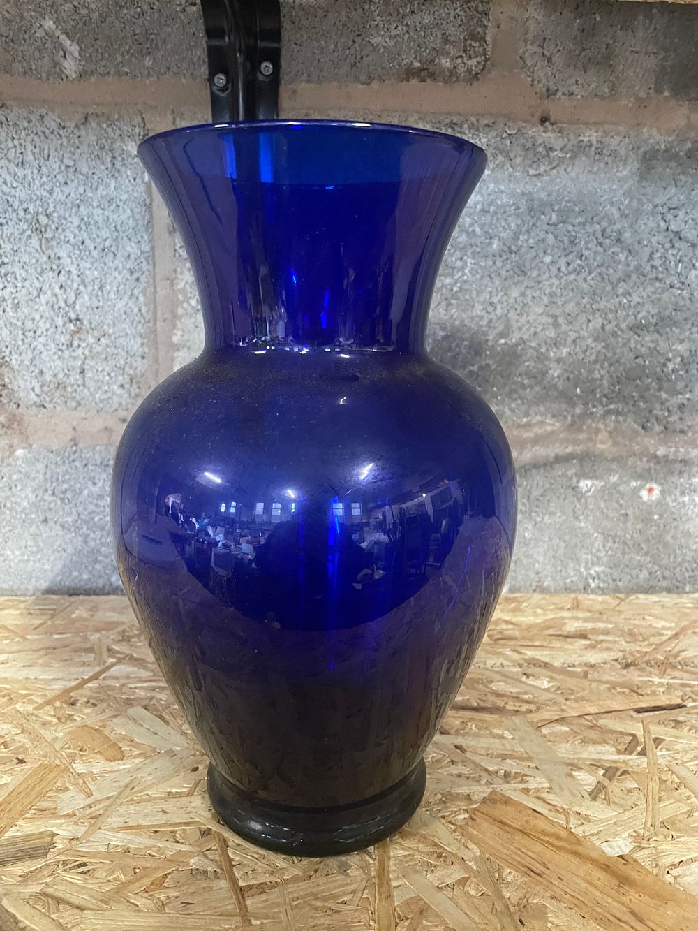 Lot 105: Cobalt Blue Vase