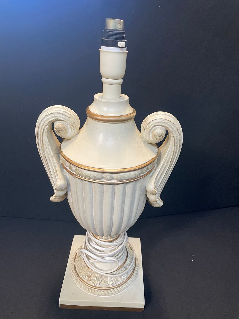 Lot 121: Large Roman style lamp base