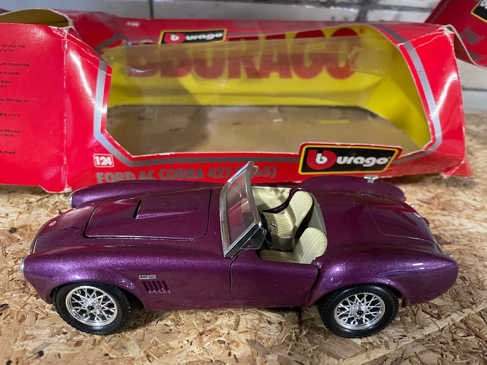 Lot 138: Purple Burago AC Cobra