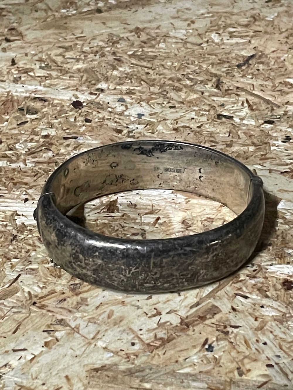 Lot 150: Hallmarked Silver Bangle