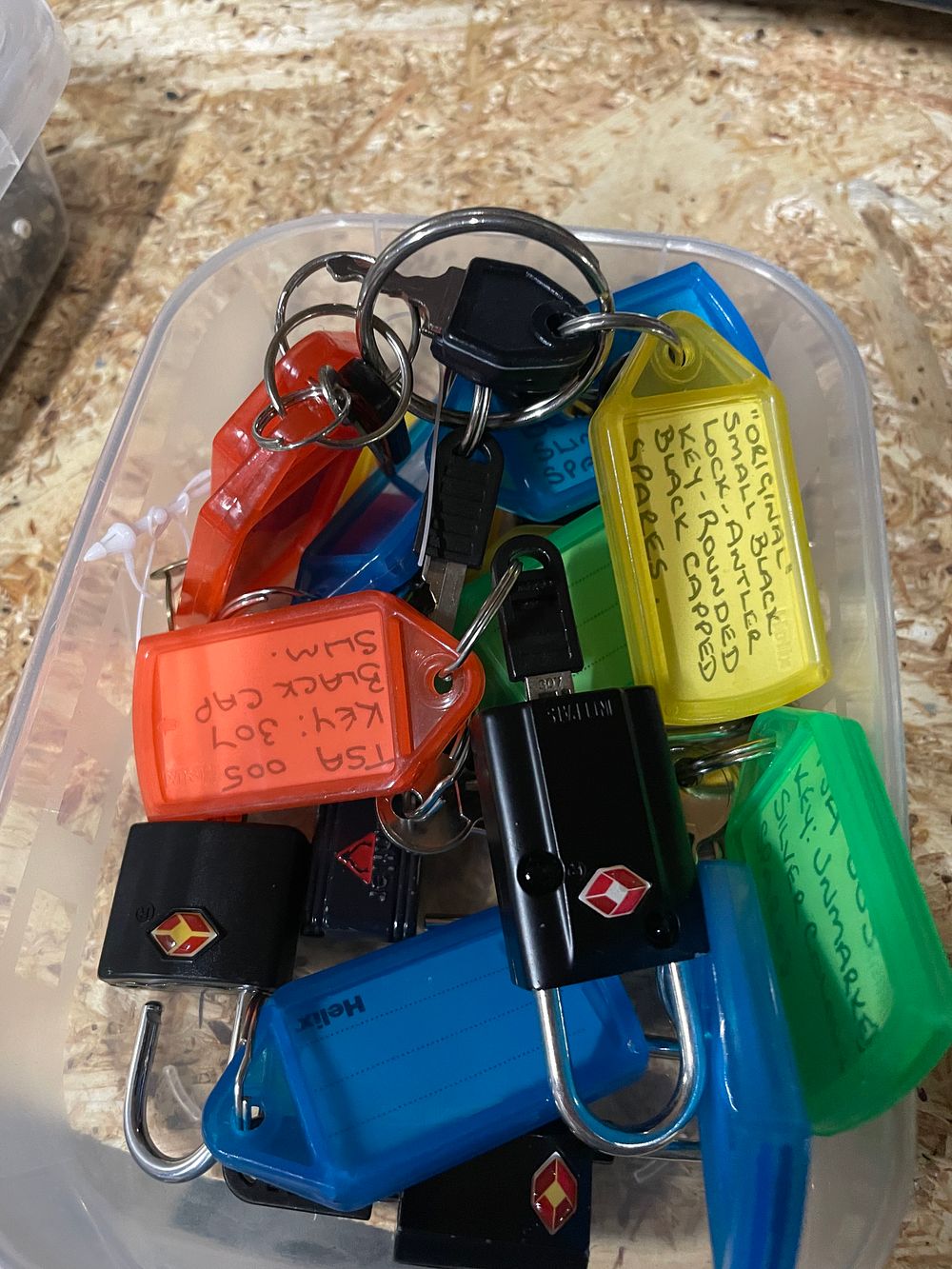 Lot 174: Large Selection Of Suitcase Locks & Keys