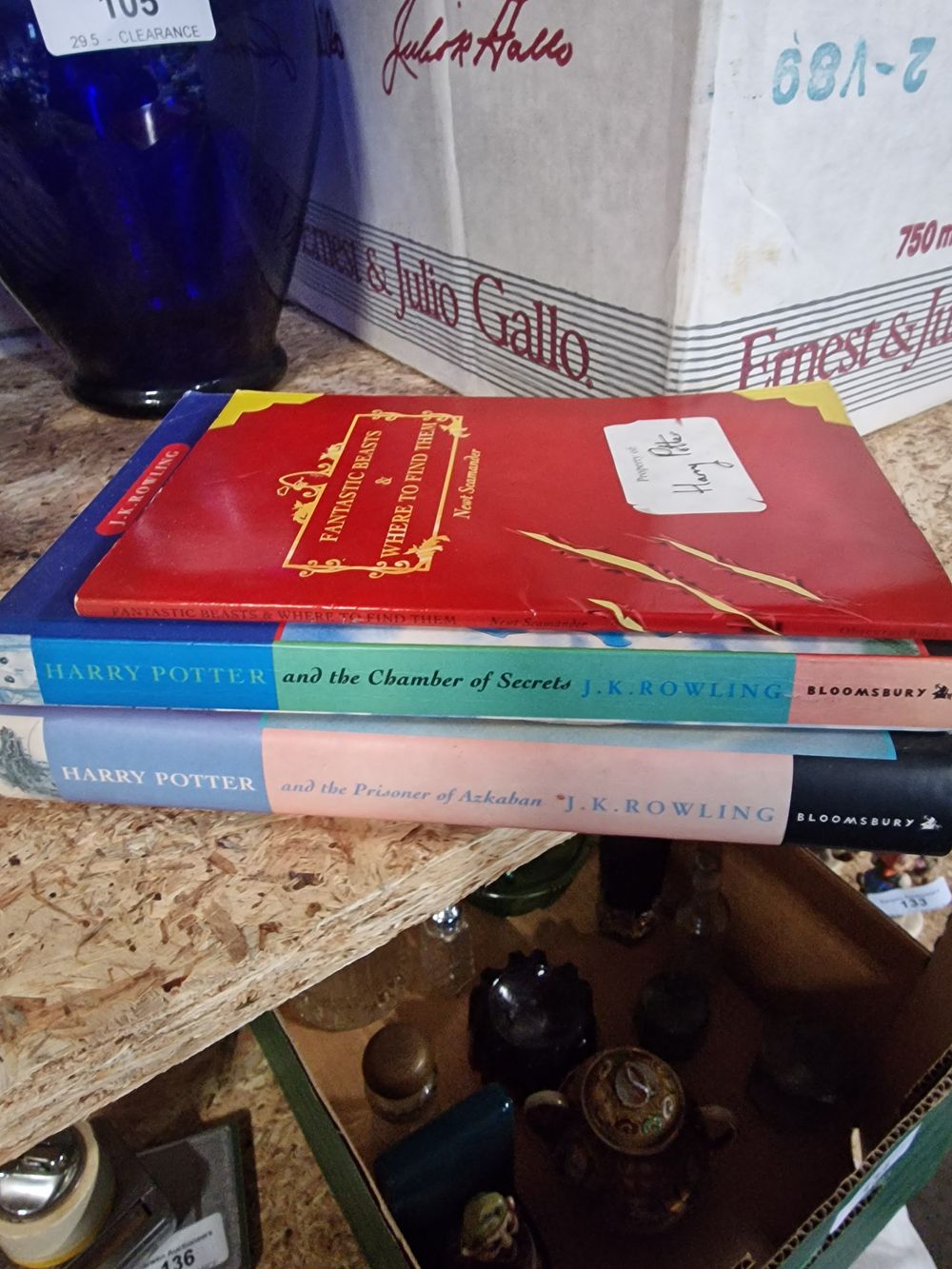 Lot 189: Harry Potter books and fantastic beasts book