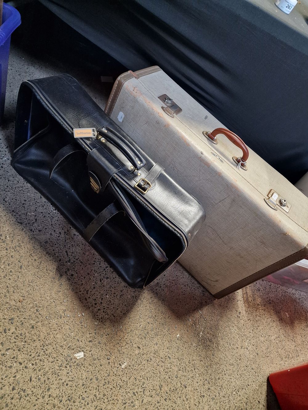 Lot 260: Pair of Vintage Suitcases