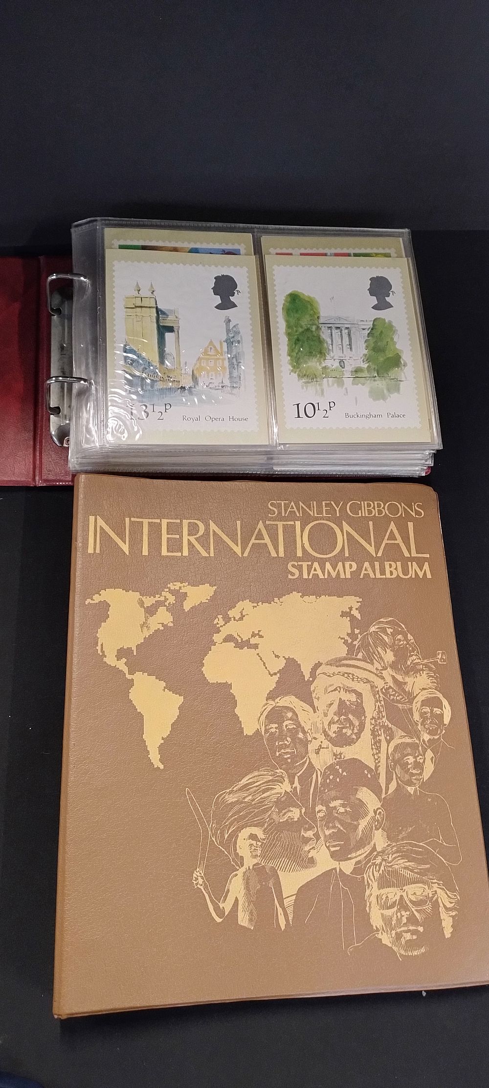 Lot 115: One World stamp book one book containing stamp...