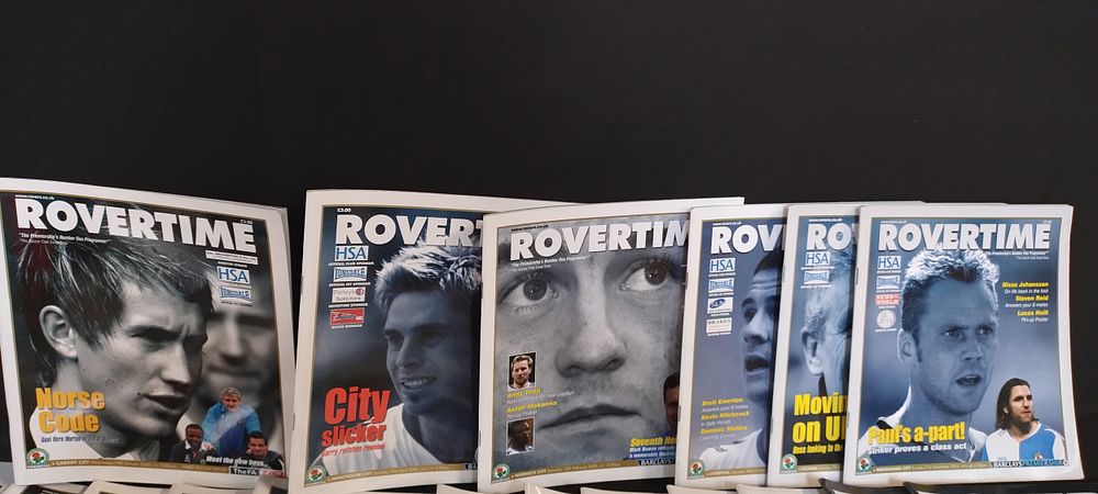 Lot 122: 31 x Blackburn Rovers programs and 2 X...