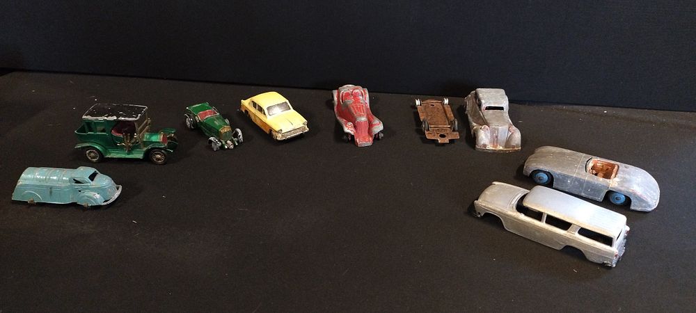 Lot 159: 8 vintage diecast vehicles Lesney, models of yesteryear...