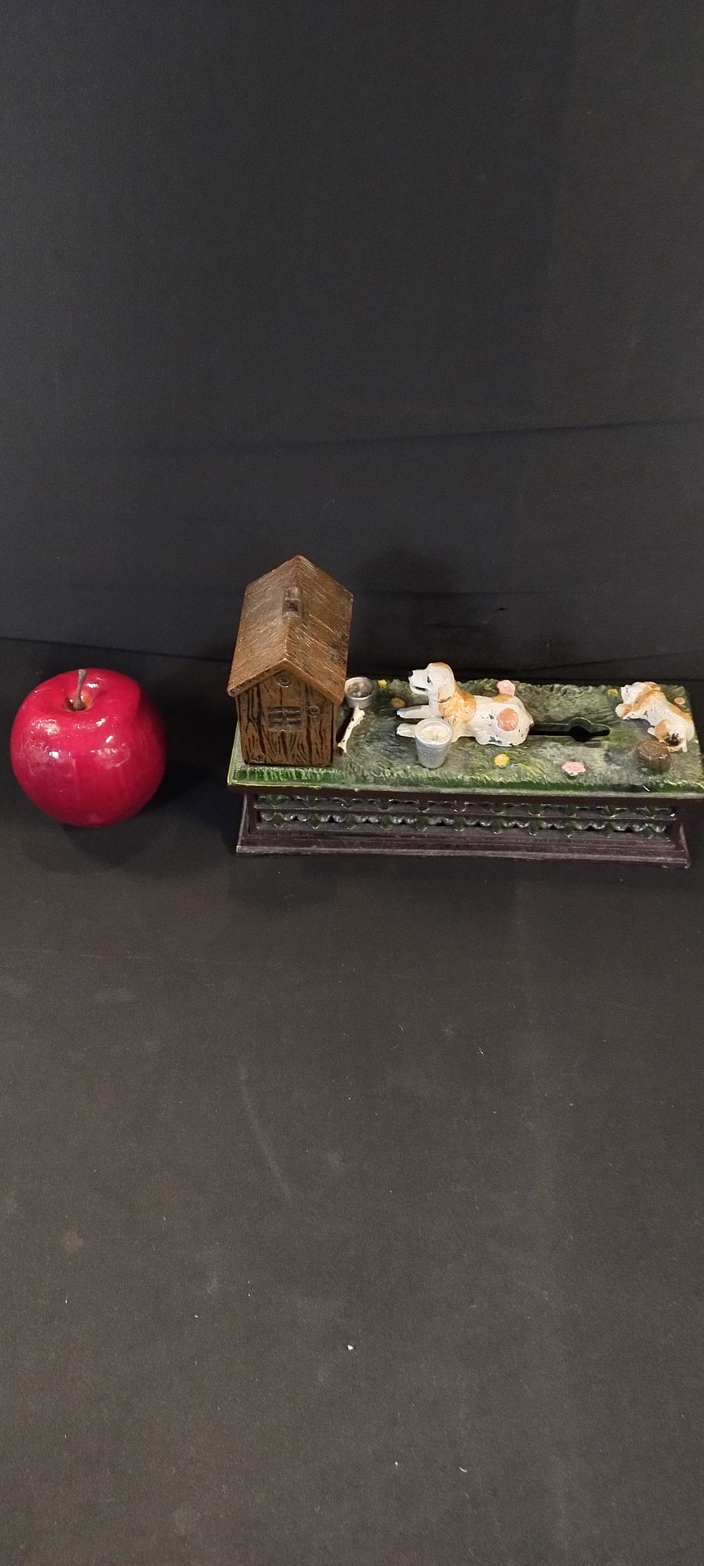 Lot 172: Mechanical dog Bank Cast metal