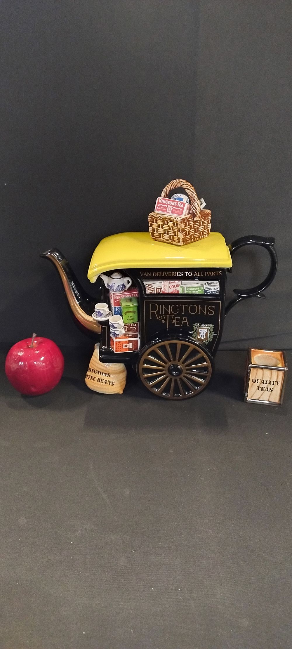 Lot 174: Limited edition 2001/7,500 Ringtons Tea, teapot in the...