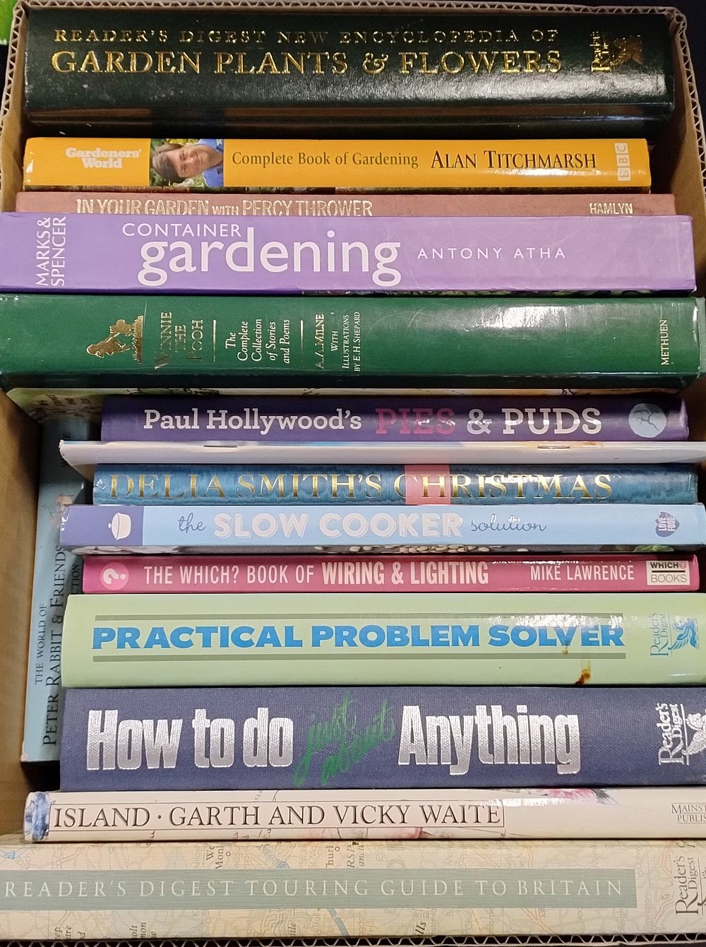 Lot 184: 15 various titles books, How to do just...