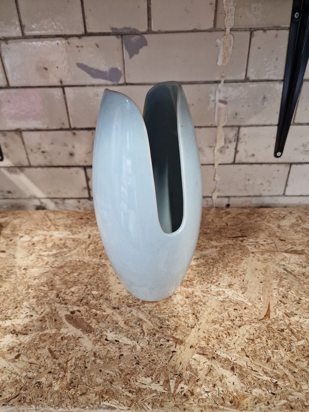 Lot 300: Large blue vase