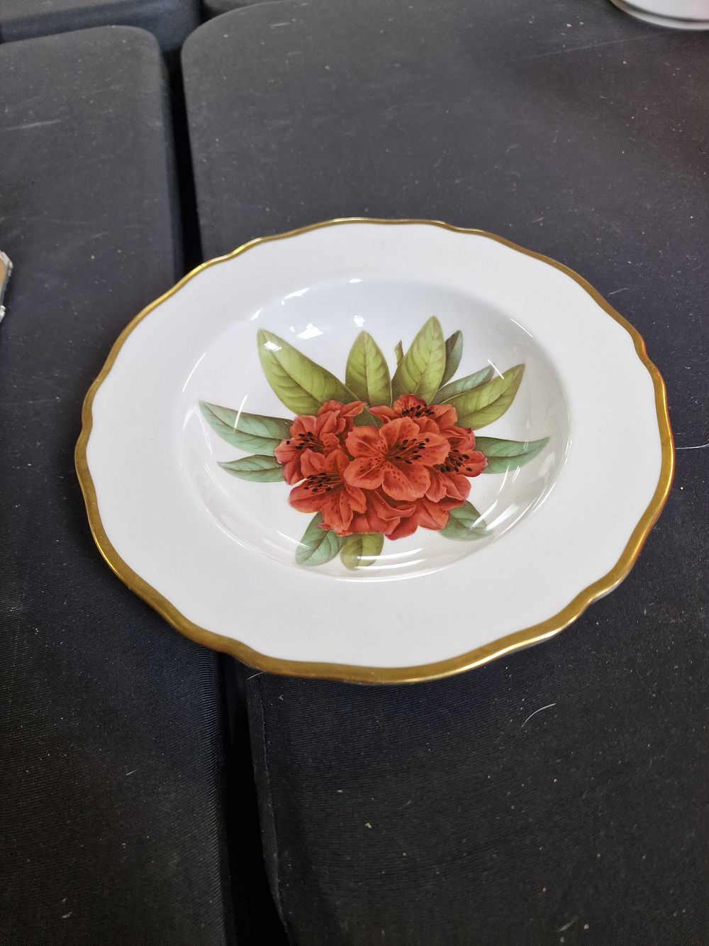 Lot 329: Floral Spode plate