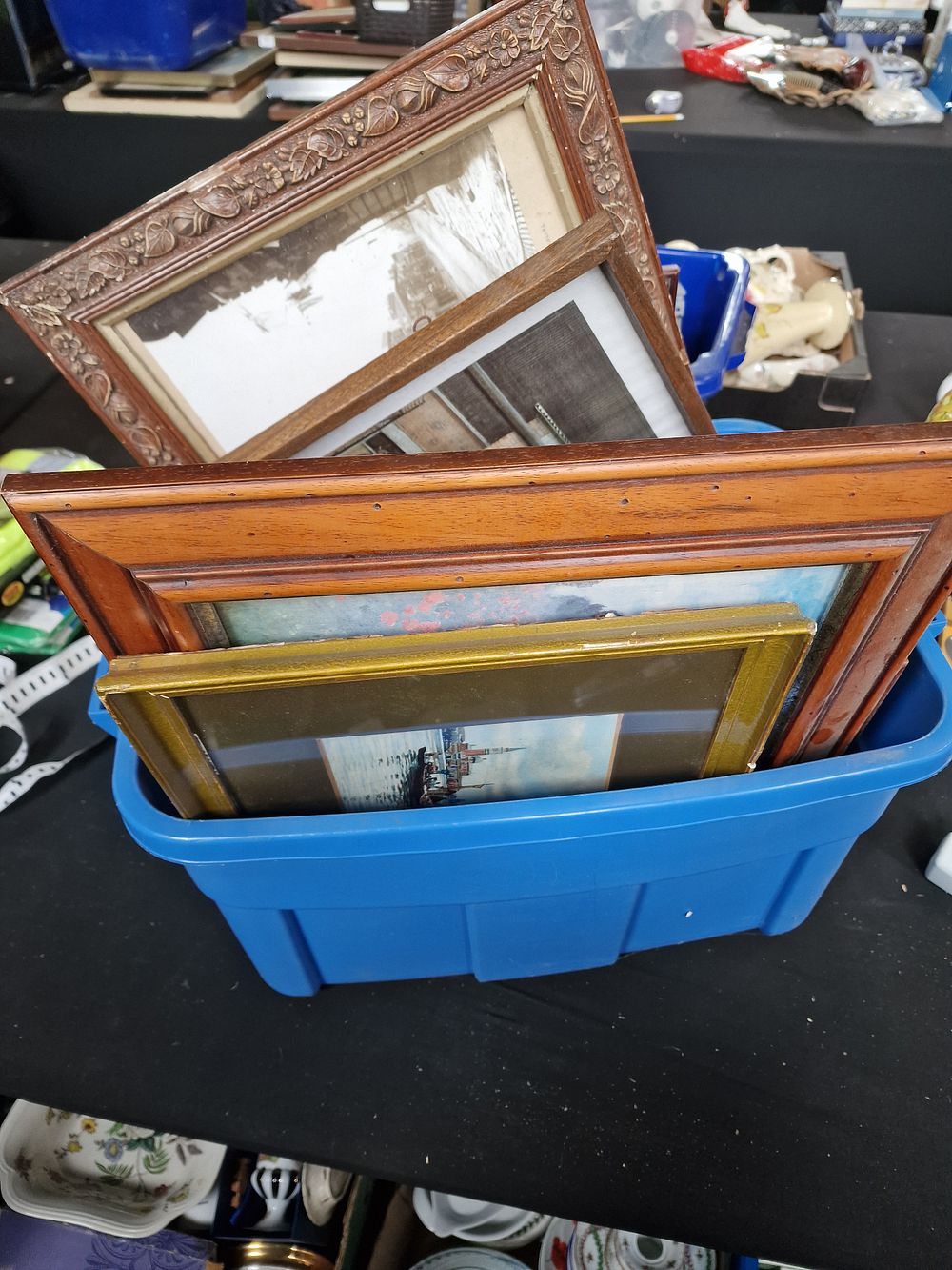 Lot 334: Collection of photos in frames
