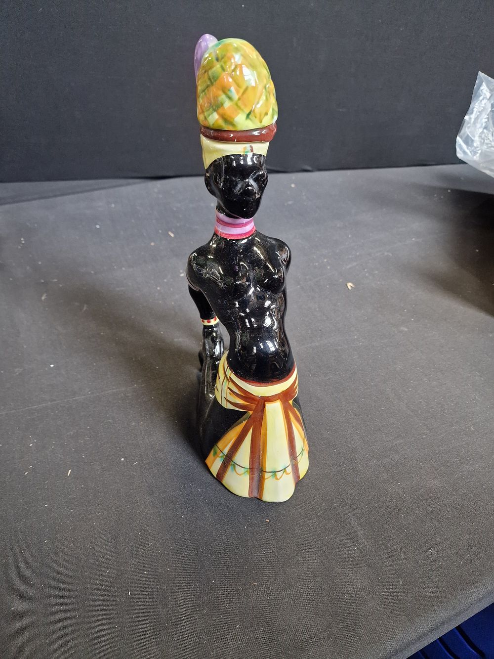 Lot 335: Vintage Drioli African Woman Bent Backwards Miniature