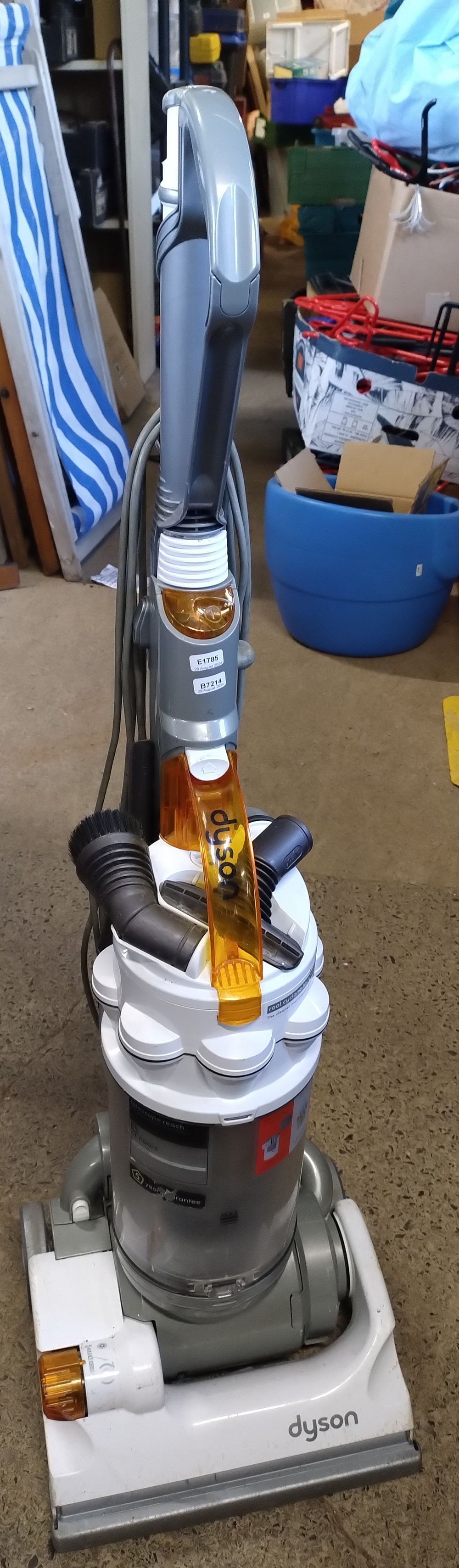 Lot 233: Re-conditioned Dyson DC 14 vacuum cleaner with Accessories