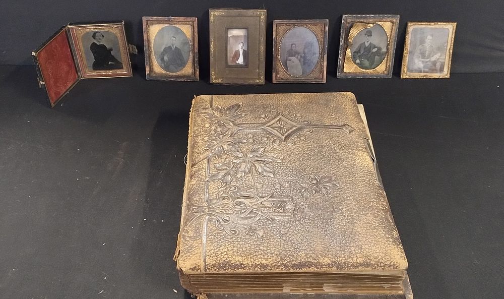 Lot 263: Selection of photographs from the 1800's including a...