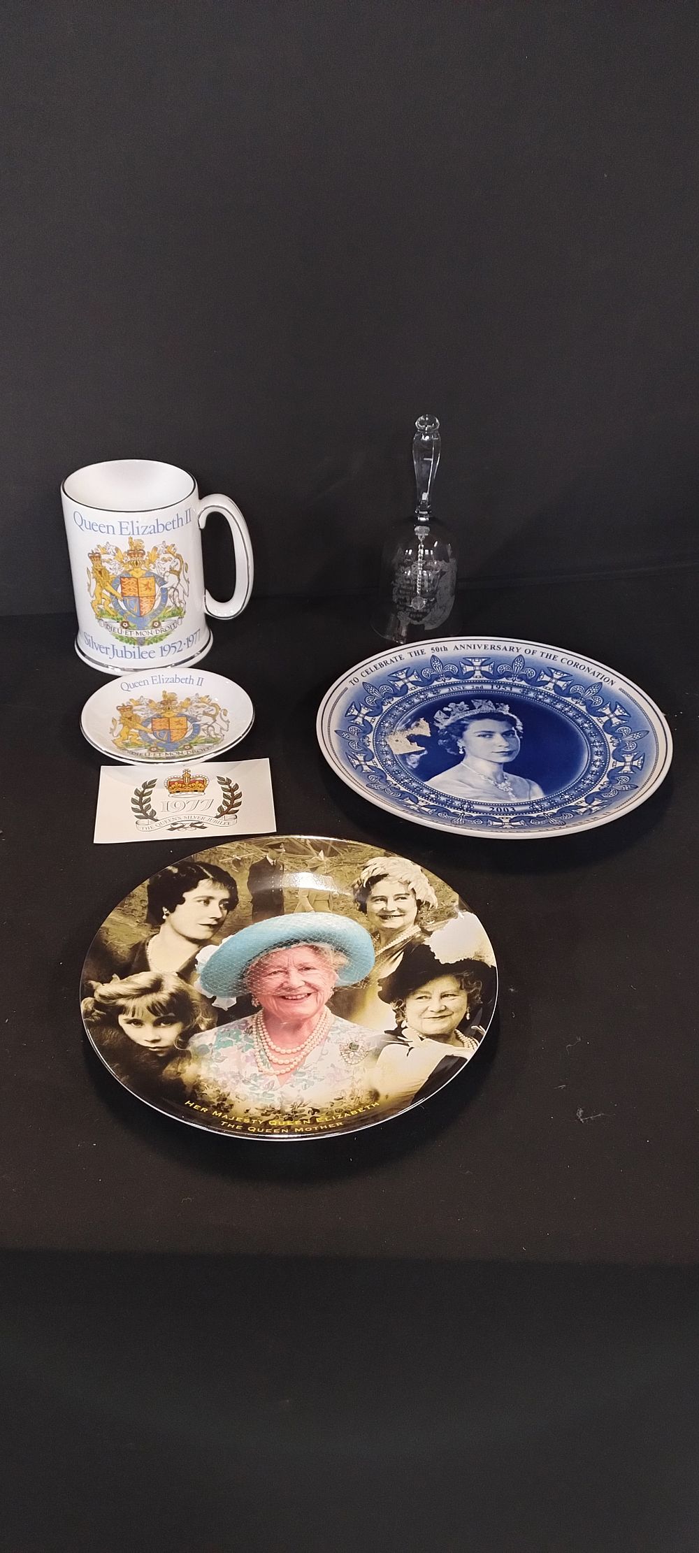 Lot 277: Collection of Royal memorabilia including oversized cup, saucer,...
