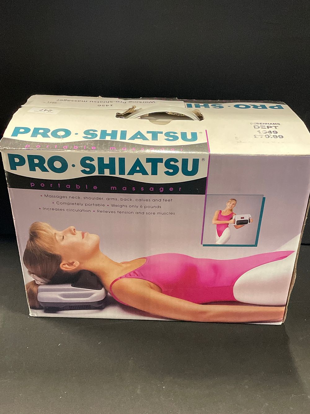 Lot 389: Pro Shiatsu portable Massage unit
