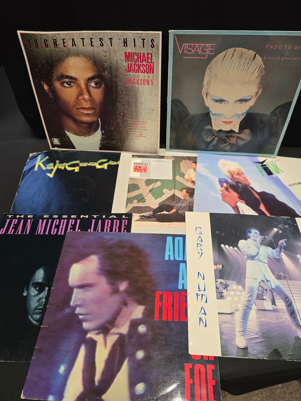 Lot 399: Eight mixed genre LP / vinyls. Includes michael...