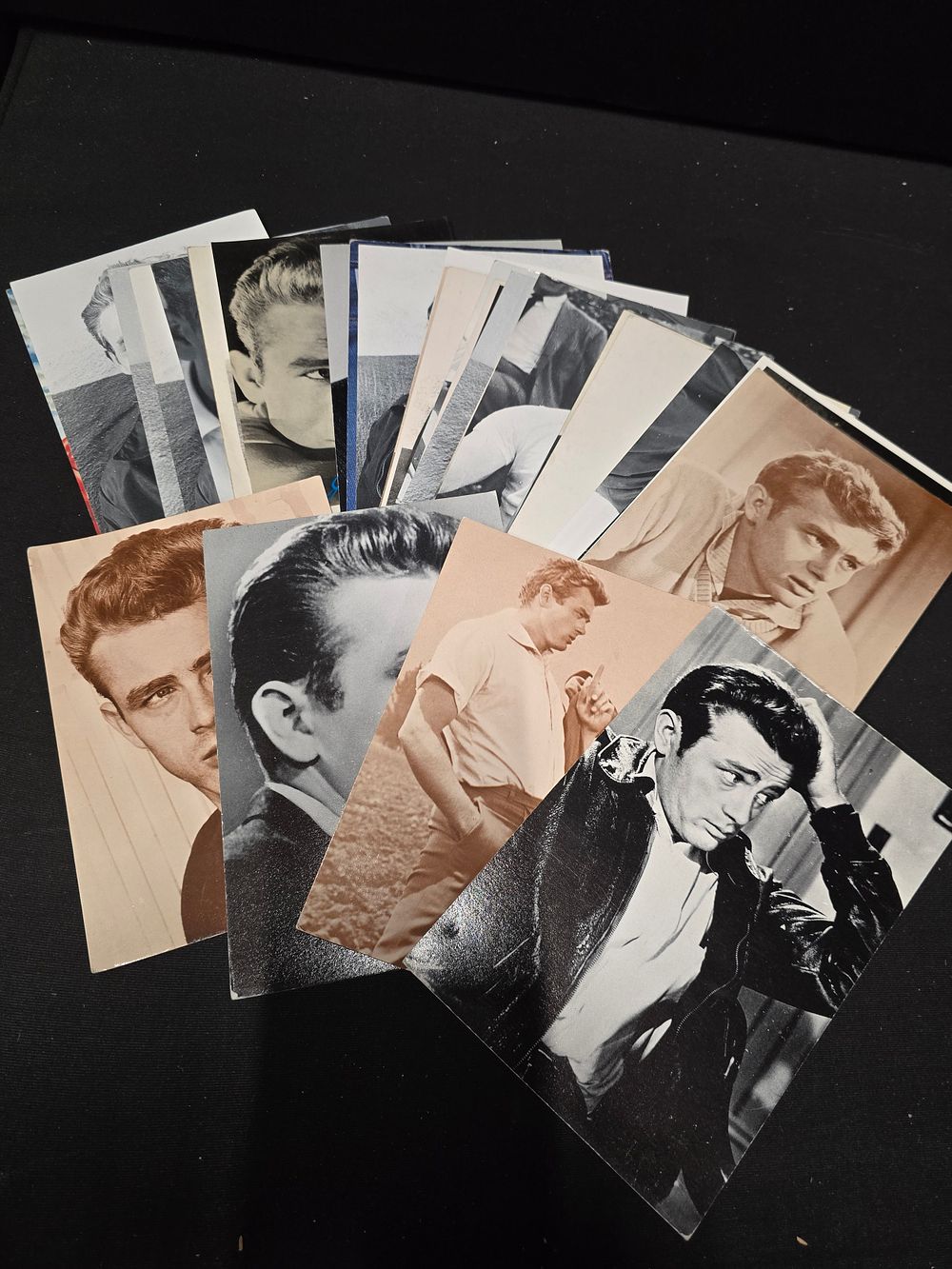 Lot 405: A large collection of James Dean post cards