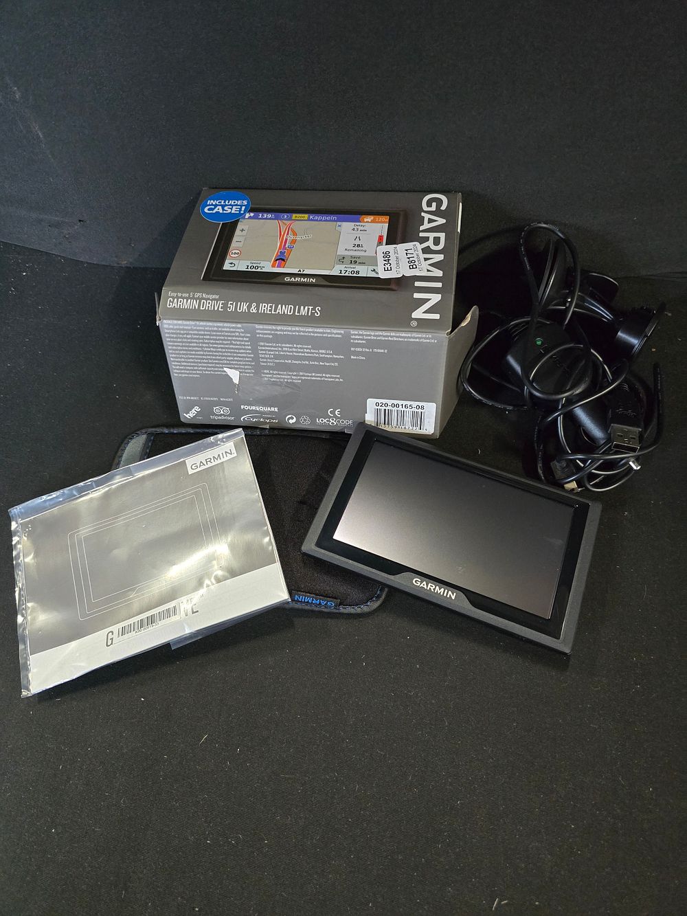 Lot 452: GARMIN drive 5I UK and Ireland LMT-S with...