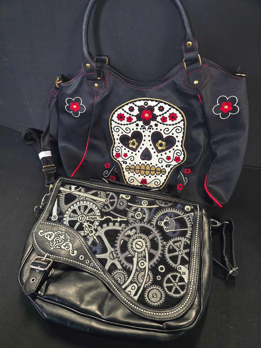 Lot 455: Two ladies handbags one by restyled and one...