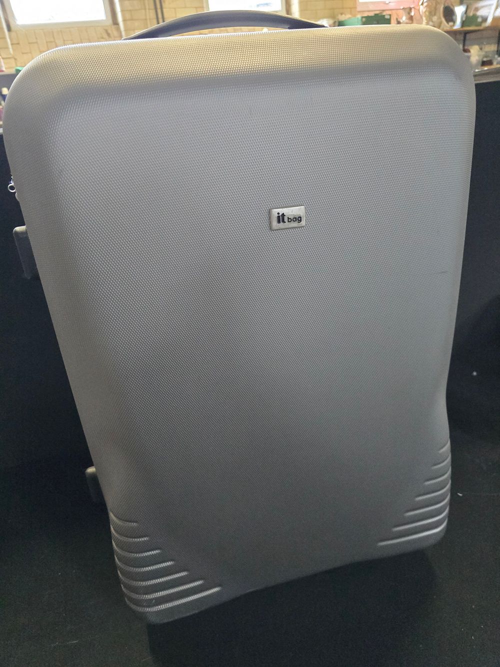 Lot 497: Silver/grey hard case