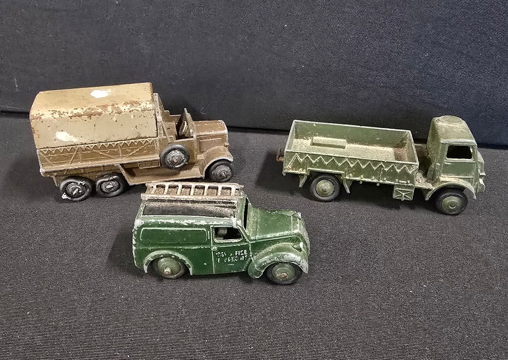 Lot 504: Three DINKY diecast military vehicles includes Dinky GB...