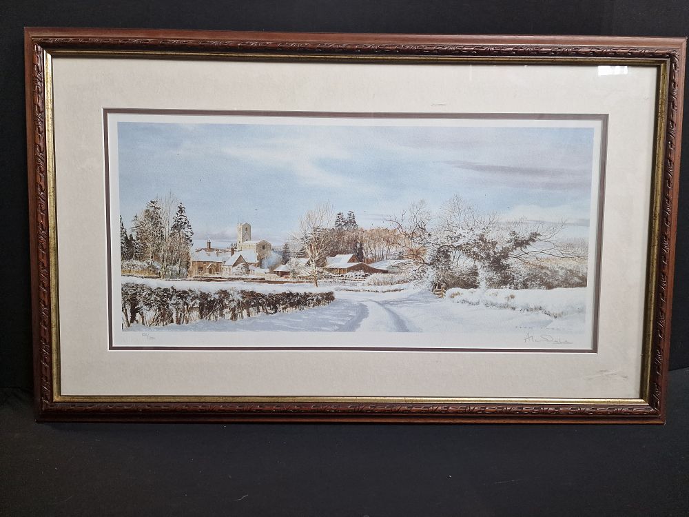 Lot 167: Framed Signed Print 152 of 395 by Alan Ingham