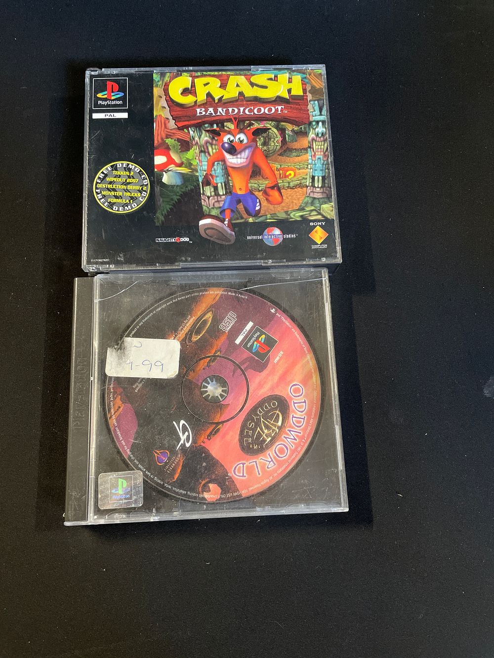 Lot 193: PlayStation 1 Crash Bandicoot & Oddword