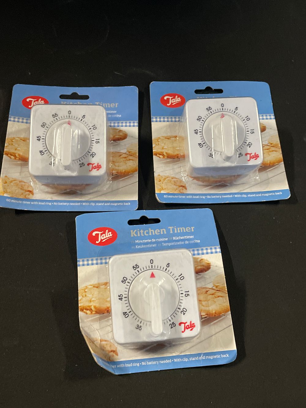 Lot 221: 3 Brand new kitchen timers
