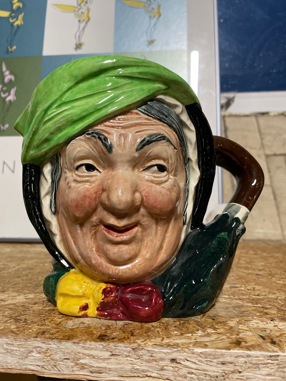 Lot 254: Large Royal Doulton ‘Sairy Gamp’ character Jug