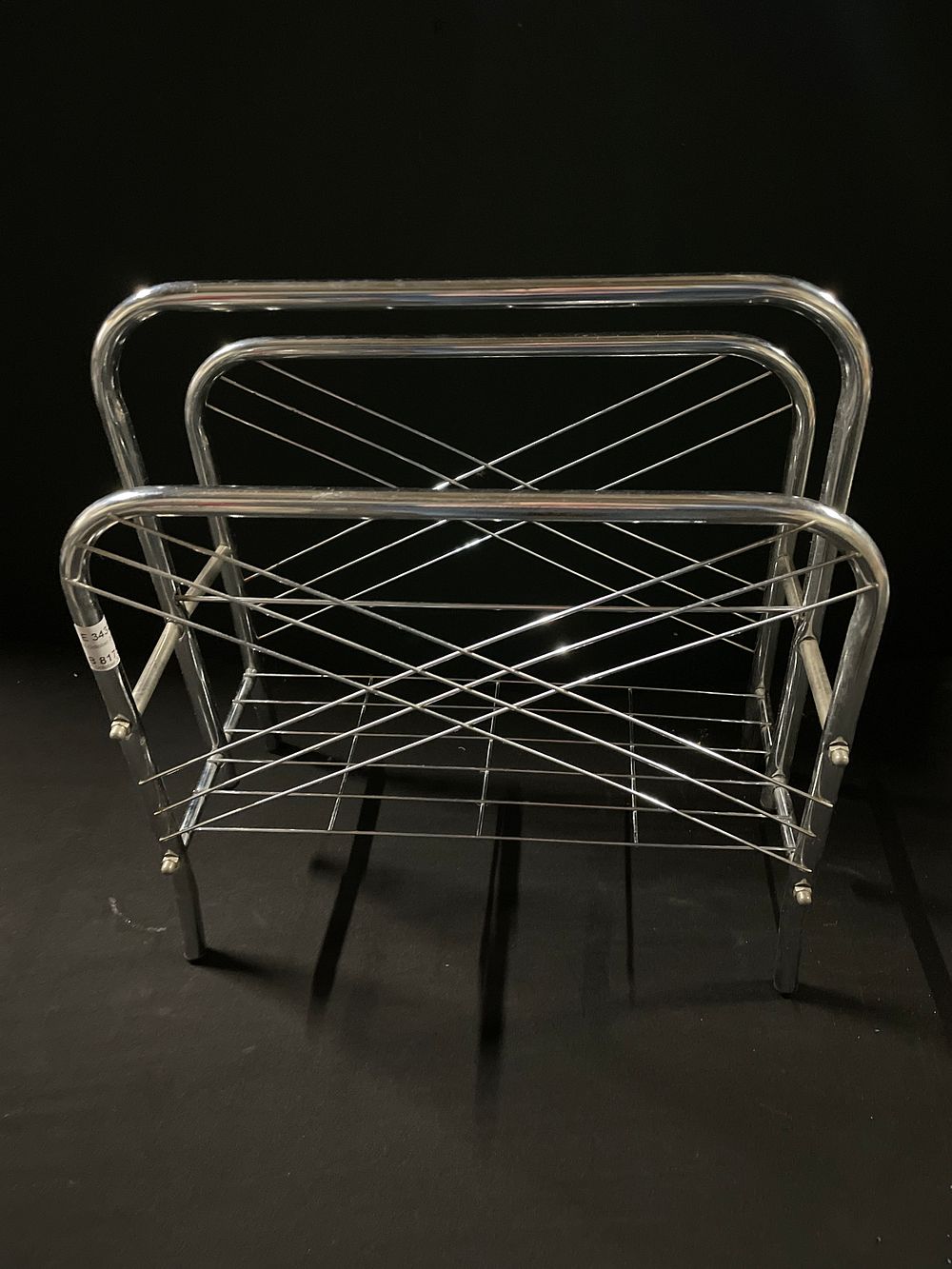 Lot 255: Contemporary magazine rack