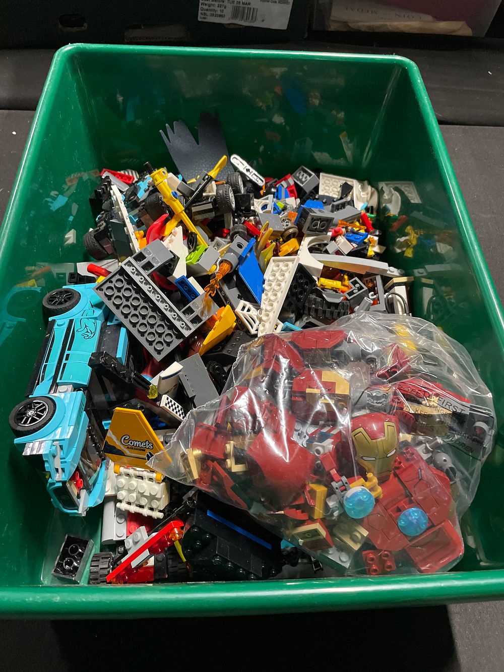 Lot 256: Selection of Lego inc iron man