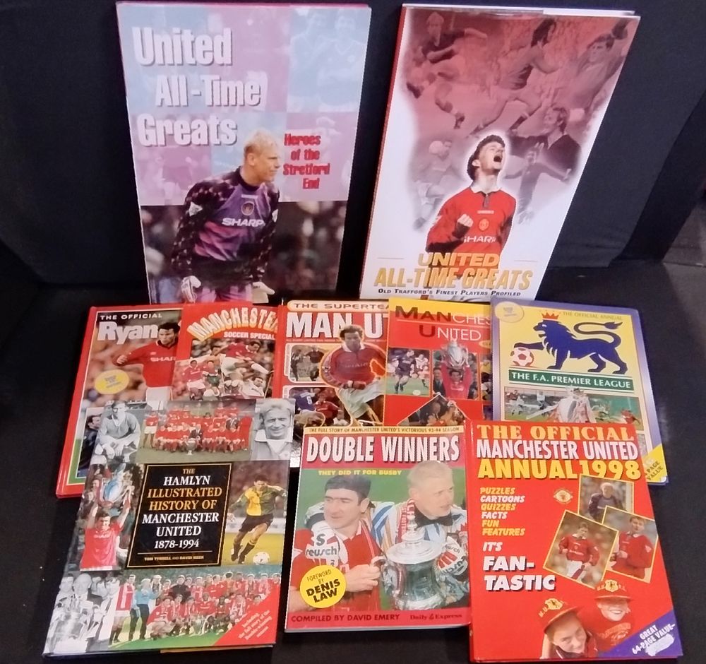 Lot 269: Collection of Manchester United football club books