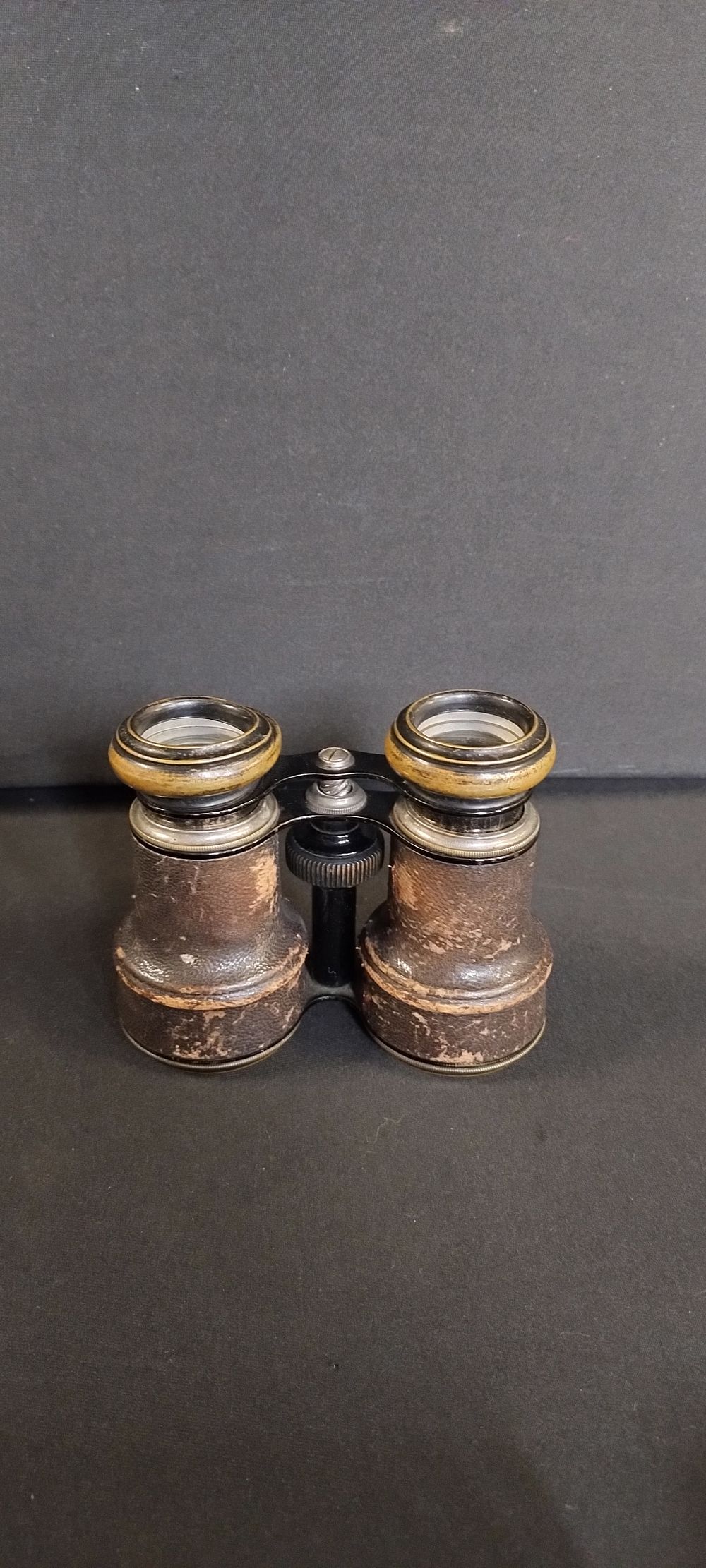 Lot 325: Pair of vintage binoculars with engraved name