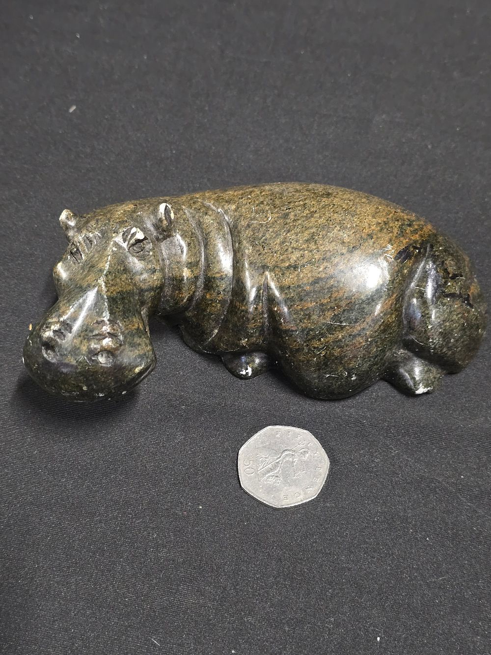 Lot 337: Stone Hippopotamus